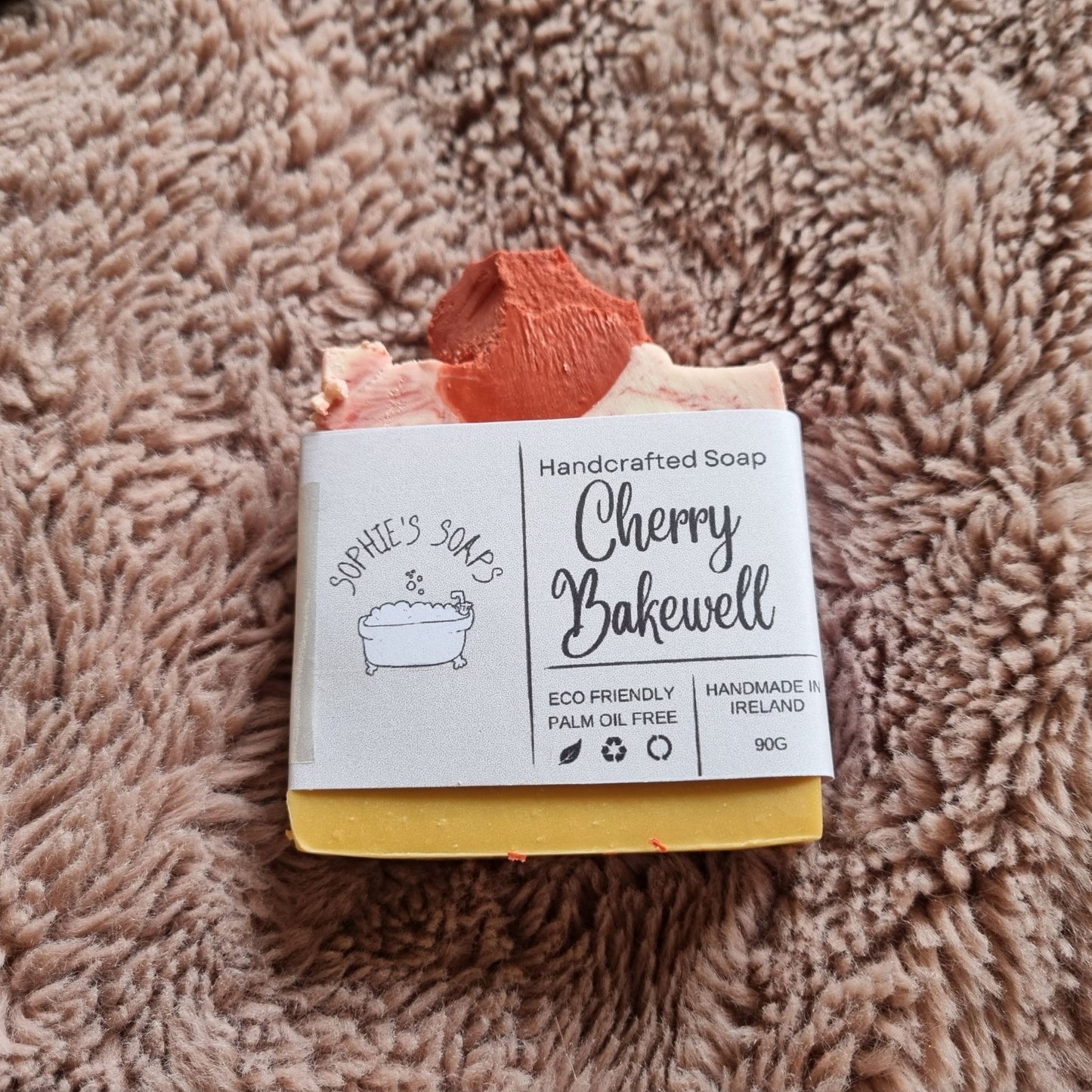 Cherry Bakewell Soap - Sophie's Soaps