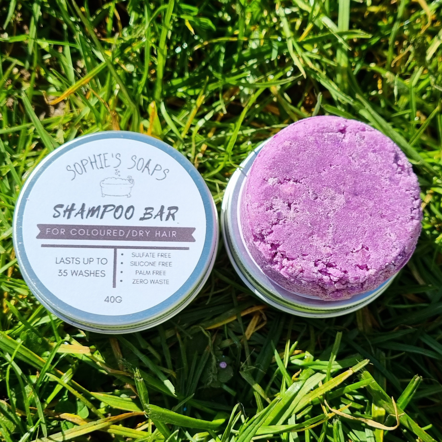 Coloured/Dry Hair Shampoo Bar - Sophie's Soaps