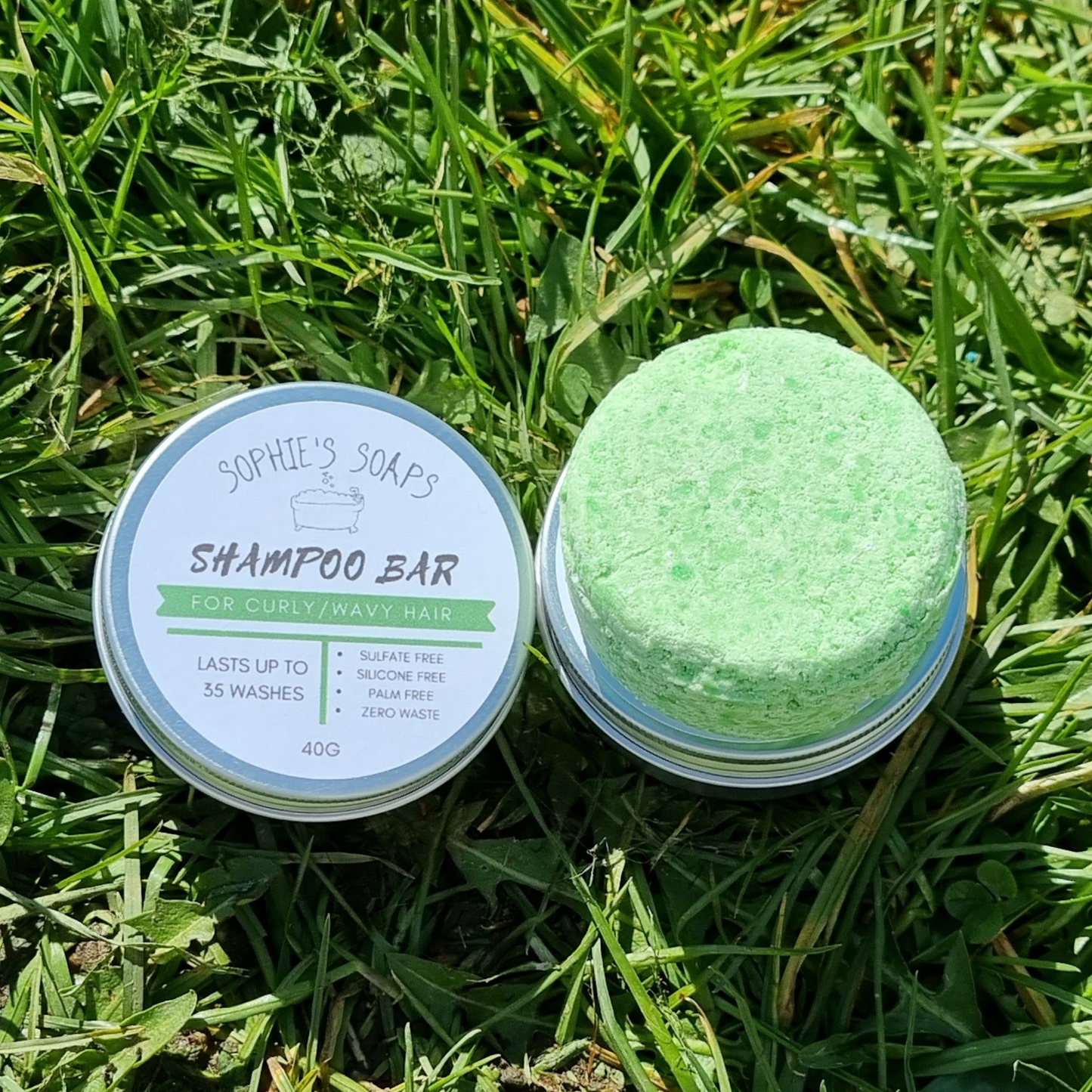 Curly/Wavy Hair Shampoo Bar - Sophie's Soaps