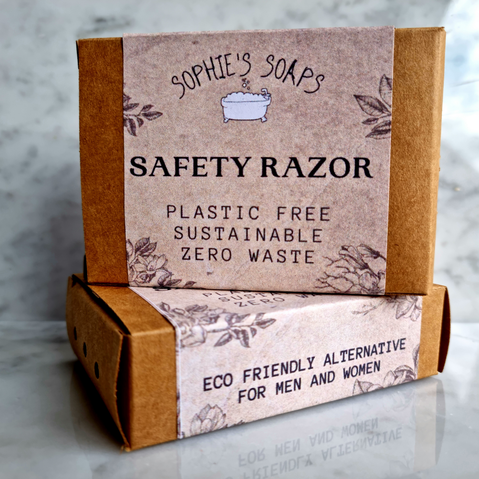 Stainless Steel Safety Razor - Sophie's Soaps