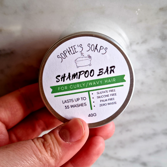Curly/Wavy Hair Shampoo Bar - Sophie's Soaps