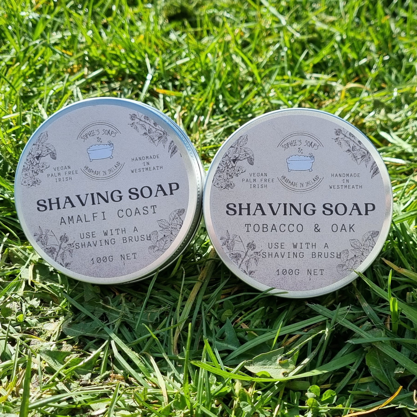 Luxury Shaving Soap - Tobacco & Oak - Sophie's Soaps