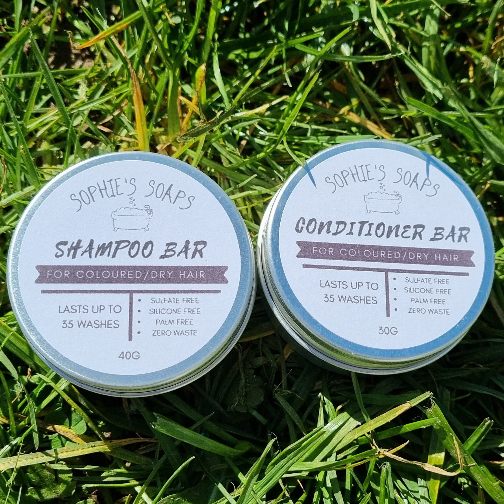 Coloured/Dry Hair Conditioner Bar - Sophie's Soaps