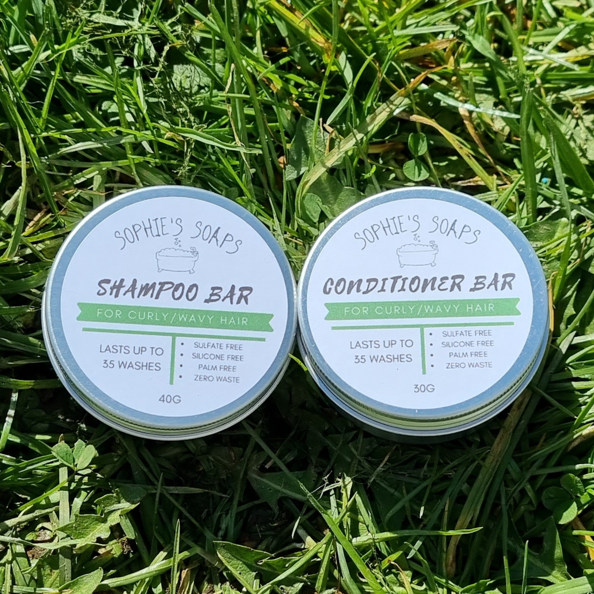 Curly/Wavy Hair Conditioner Bar - Sophie's Soaps