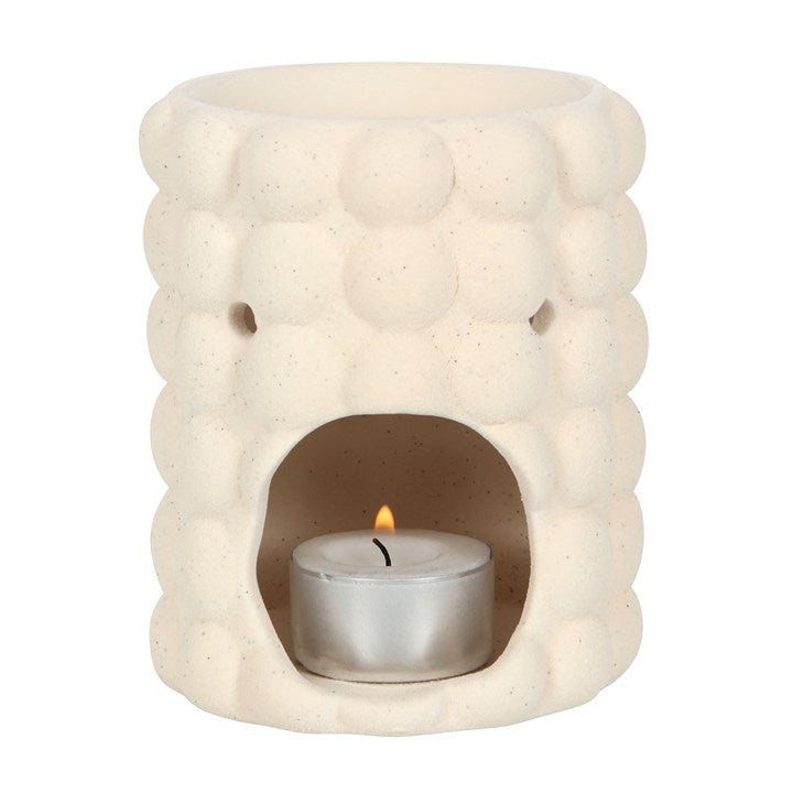 Cream Speckle Bubble Wax Melt Burner - Sophie's Soaps