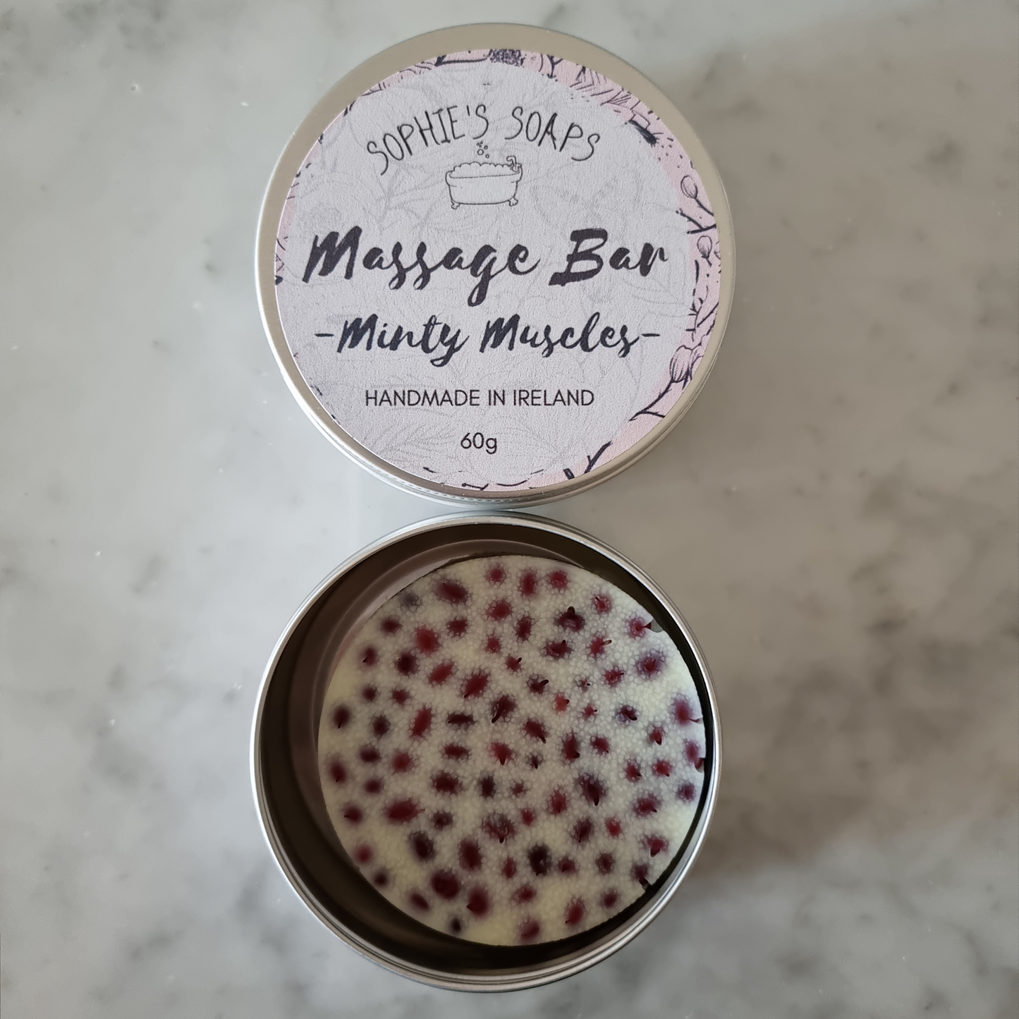 Minty Muscles Solid Massage/Lotion Bar - Sophie's Soaps